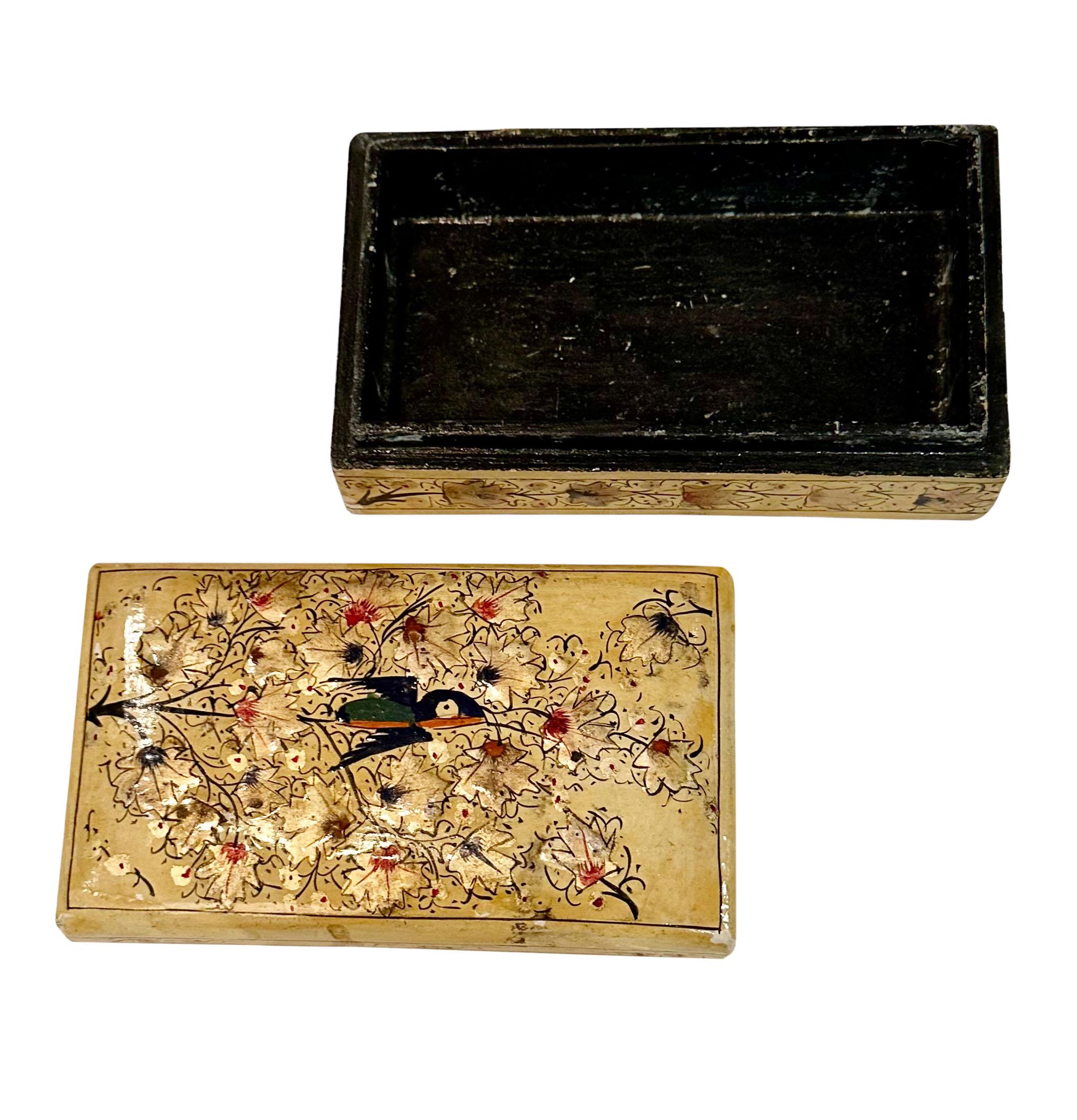 Early 20th Century Kashmir Box For Sale