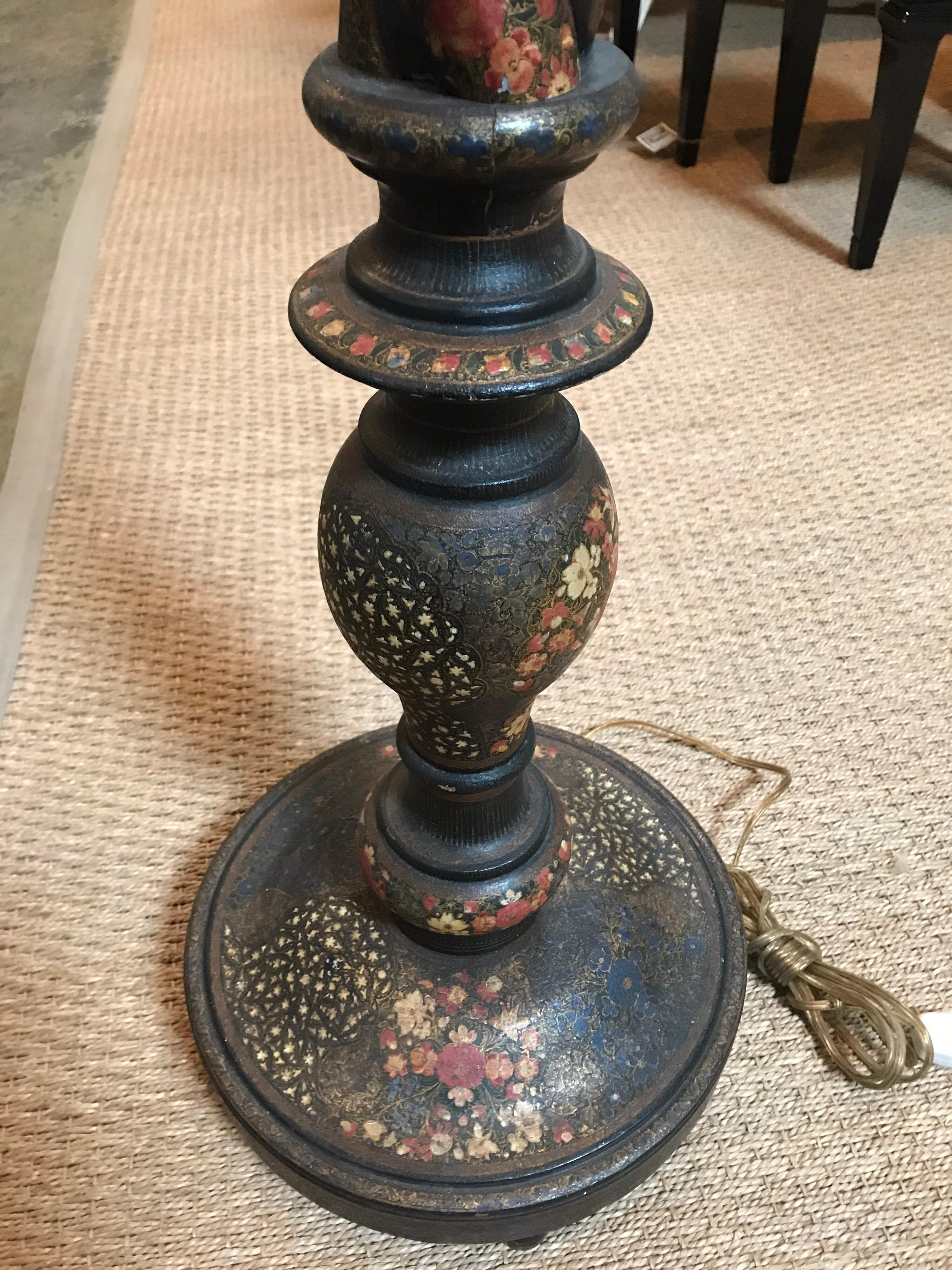Kashmir Floor Lamp with Twisting Stem For Sale 3