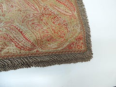 Kashmir Paisley Red and Orange Table Runner