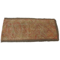 Kashmir Paisley Red and Orange Table Runner