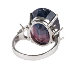 Kashmir Purple and Blue Sapphire Ring