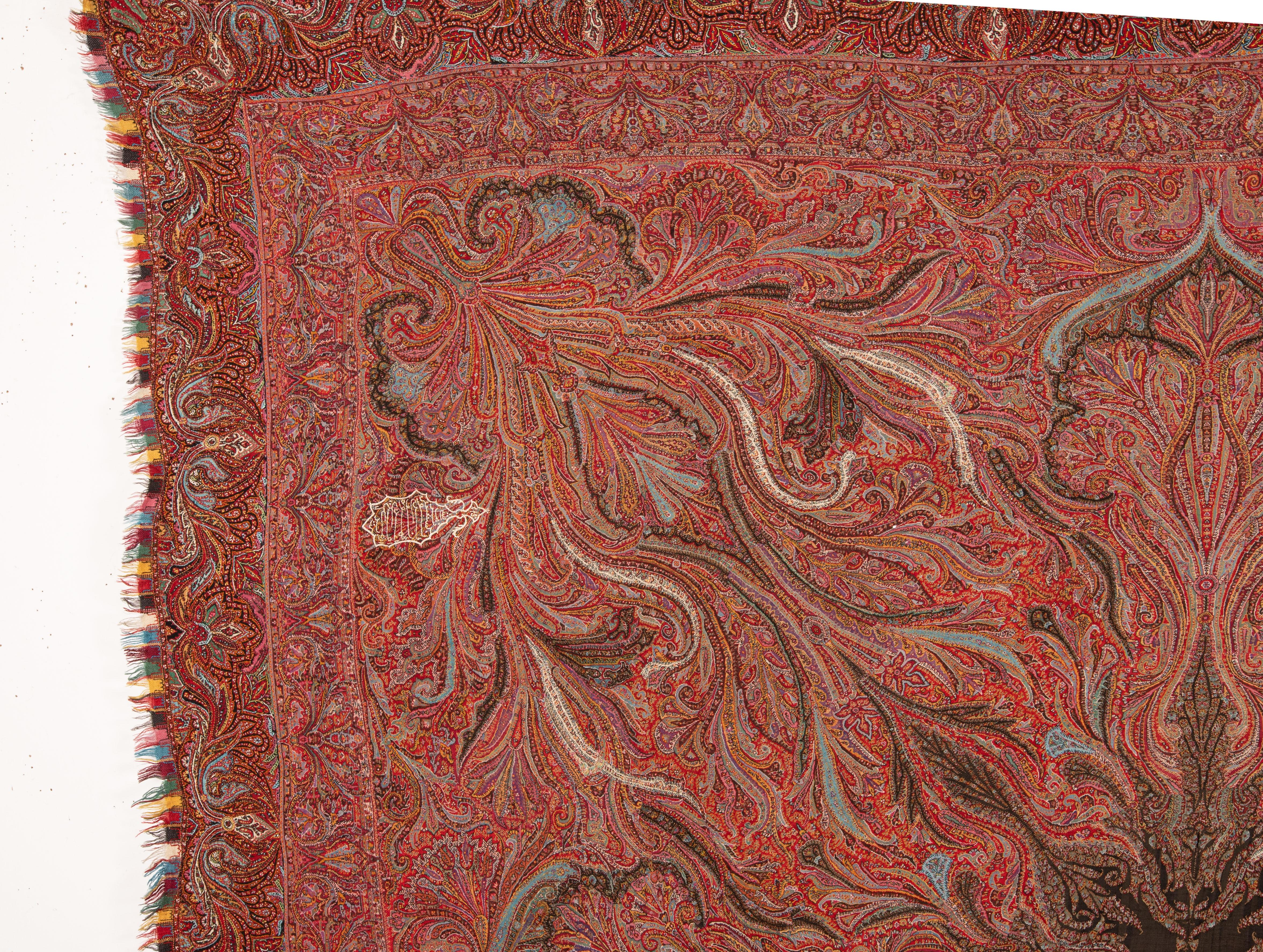 Islamic Kashmir Shawl, India For Sale