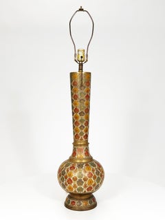 Kashmiri Brass and Polychrome Enamel, India, Early 1900s