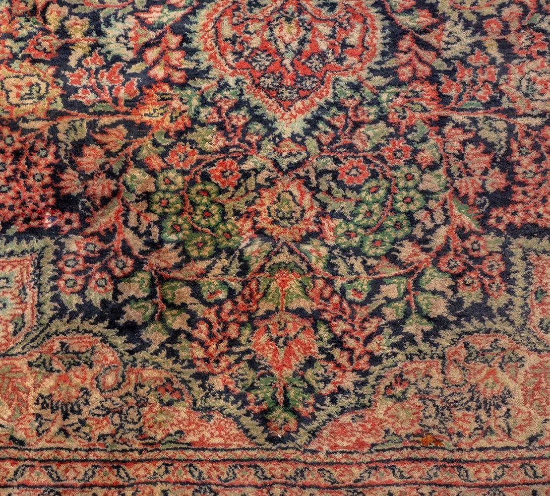 Indian Kashmiri Silk Rug, 6' x 4' 5