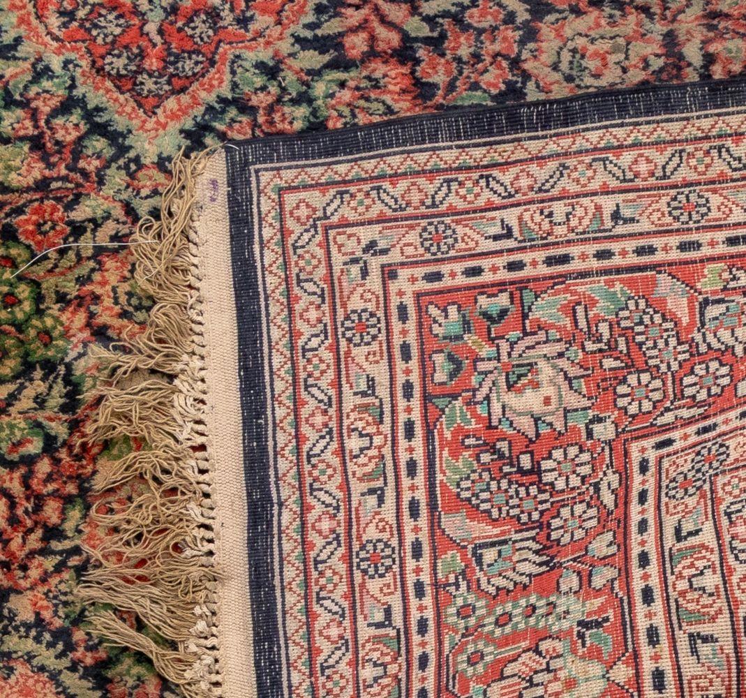 Woven Kashmiri Silk Rug, 6' x 4' 5