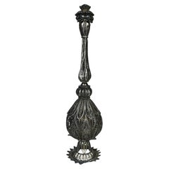 Kashmiri Silver Filigree Rosewater Sprinkler (Gulaab Pash), Late 19th Century