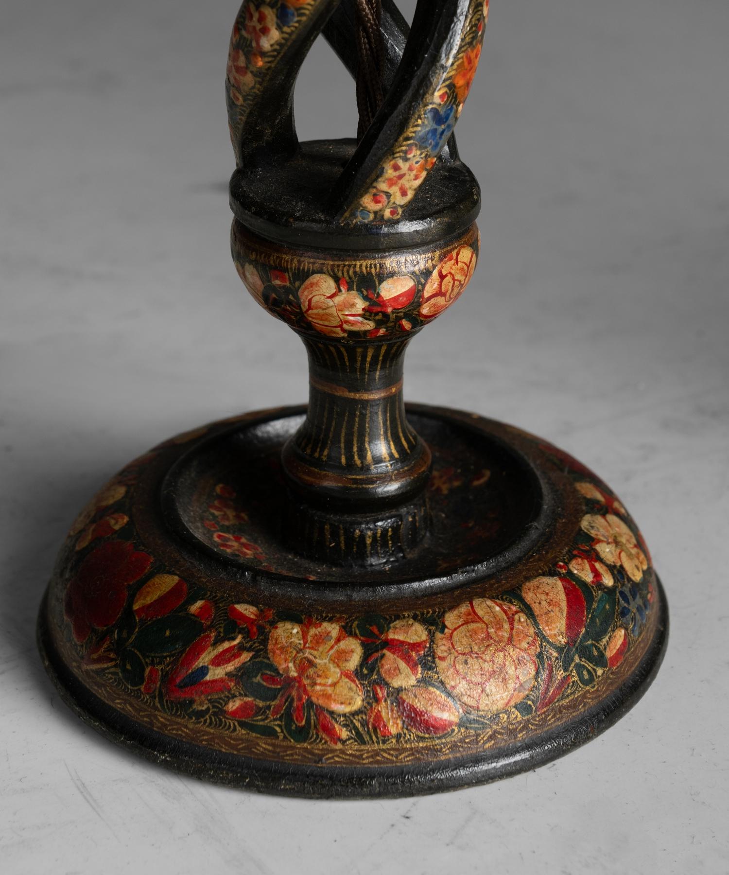 Late 19th Century Kashmiri Table Lamps, Kashmir circa 1890