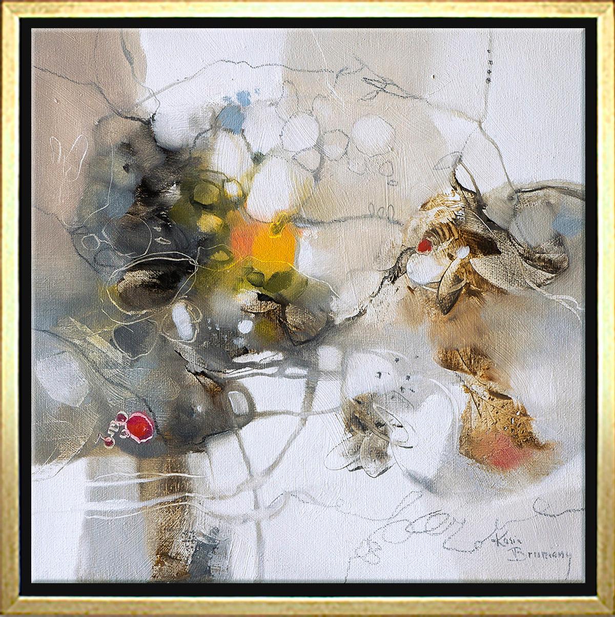 Kasia Bruniany Abstract Painting - Delicate Moment
