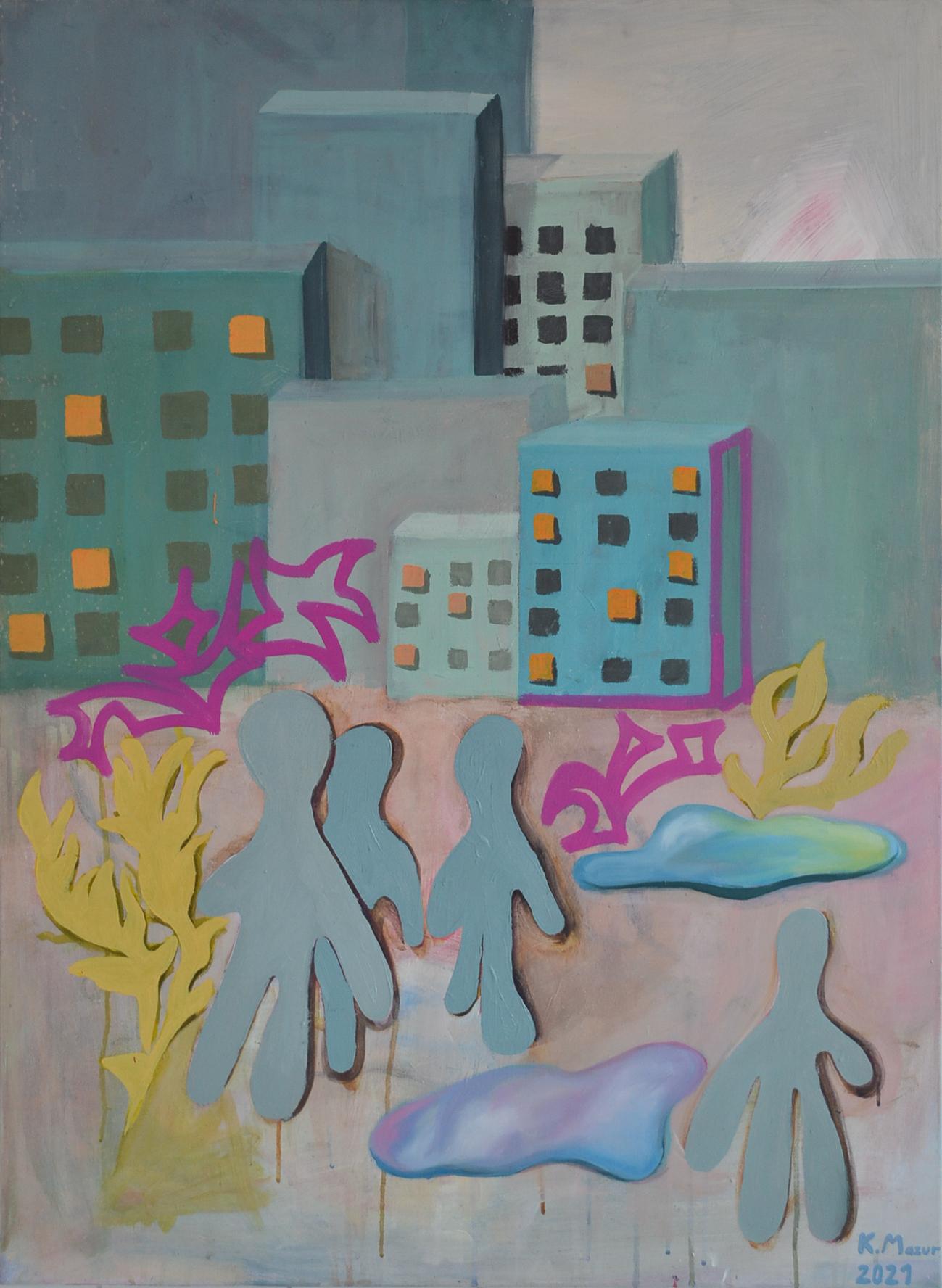 Lo que todos queréis - Pintura Figurativa Contemporánea, Arte Joven Polaco