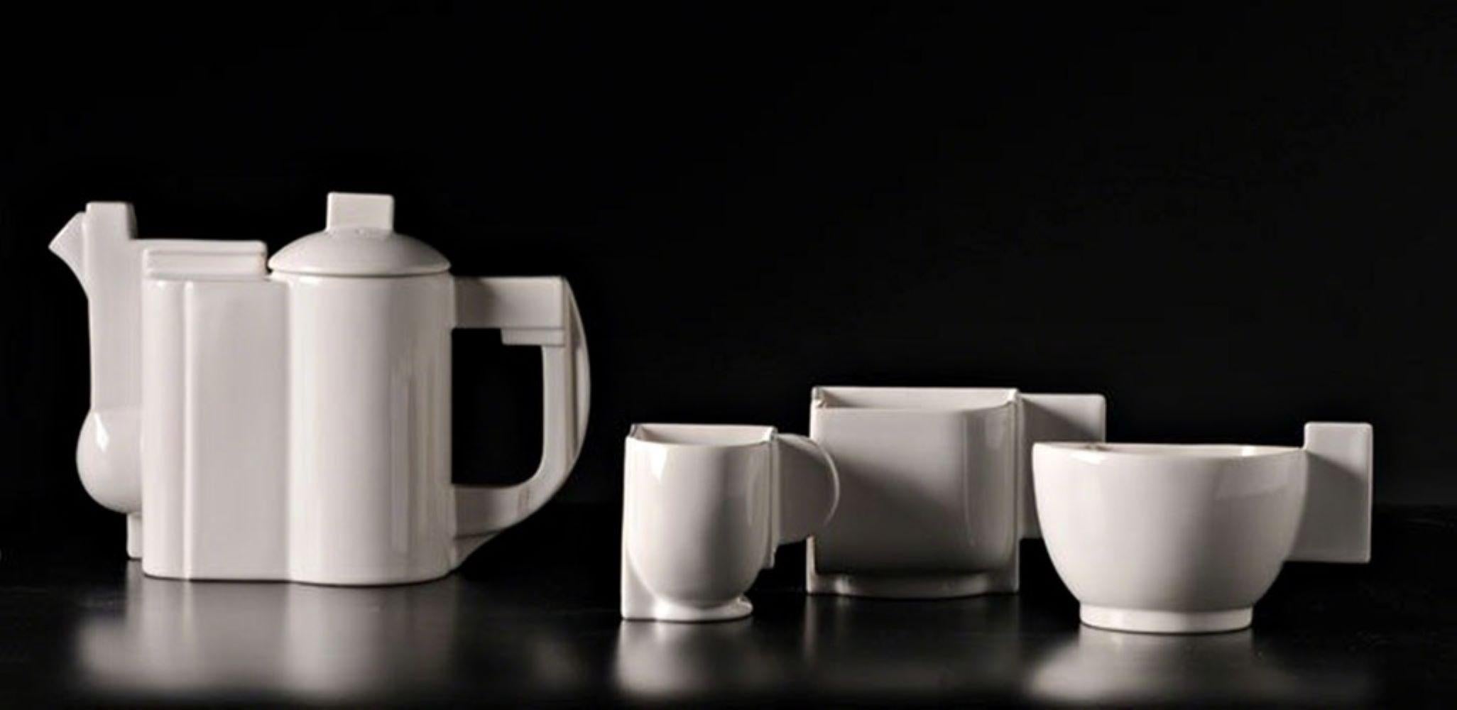 Suprematist Tea Service (Limited Edition with signed COA) For Sale 4