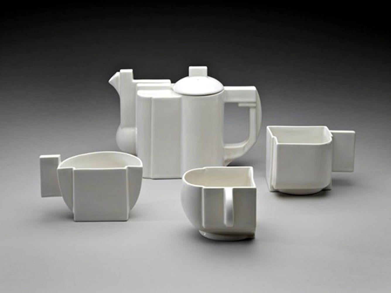 Suprematist Tea Service (Limited Edition with signed COA) - Sculpture by Kasimir Severinovich Malevich