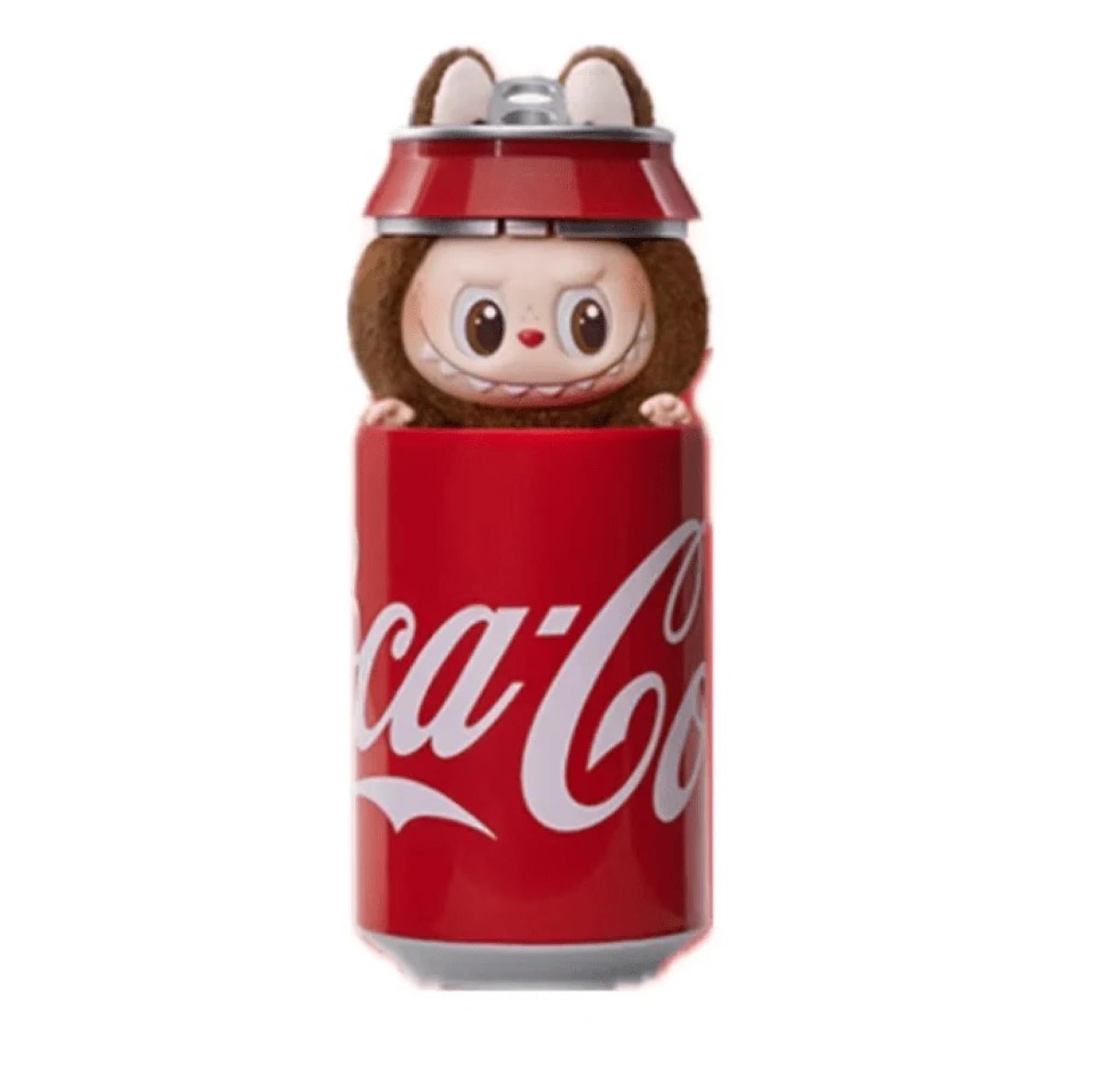 Figurative Sculpture Kasing Lung, Labubu - Mysterious Guest, Coca-Cola Series - Vinyl Face Blind Box Labubu