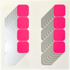 Kaspar Thomas Lenk Serie A B C 1971 Serigrafías firmadas de edición limitada