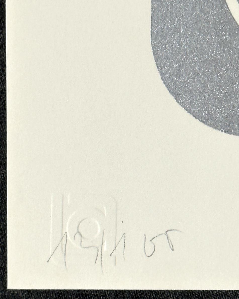 Kaspar Thomas Lenk Serie A B C 1971 Signierte Siebdrucke in limitierter Auflage im Angebot 8