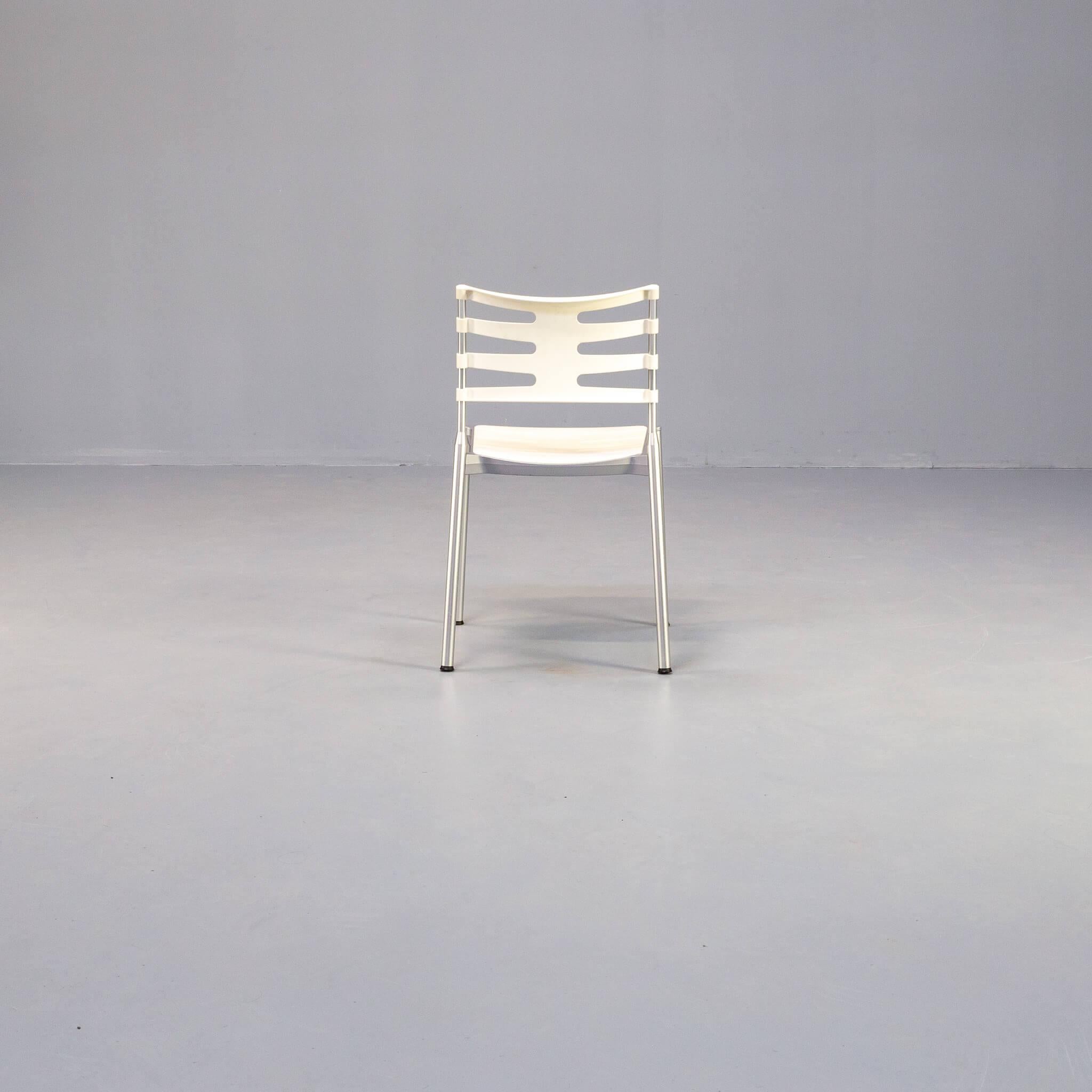 Aluminum Kasper Salto “ICE” Chair for Fritz Hansen Set/8