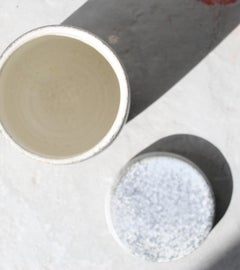 Kasper Würtz Large Lidded Jar in Silver Glaze