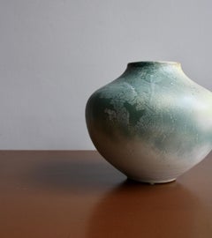 Kasper Würtz One off Hydria Shaped Vase Experimental Art Glaze