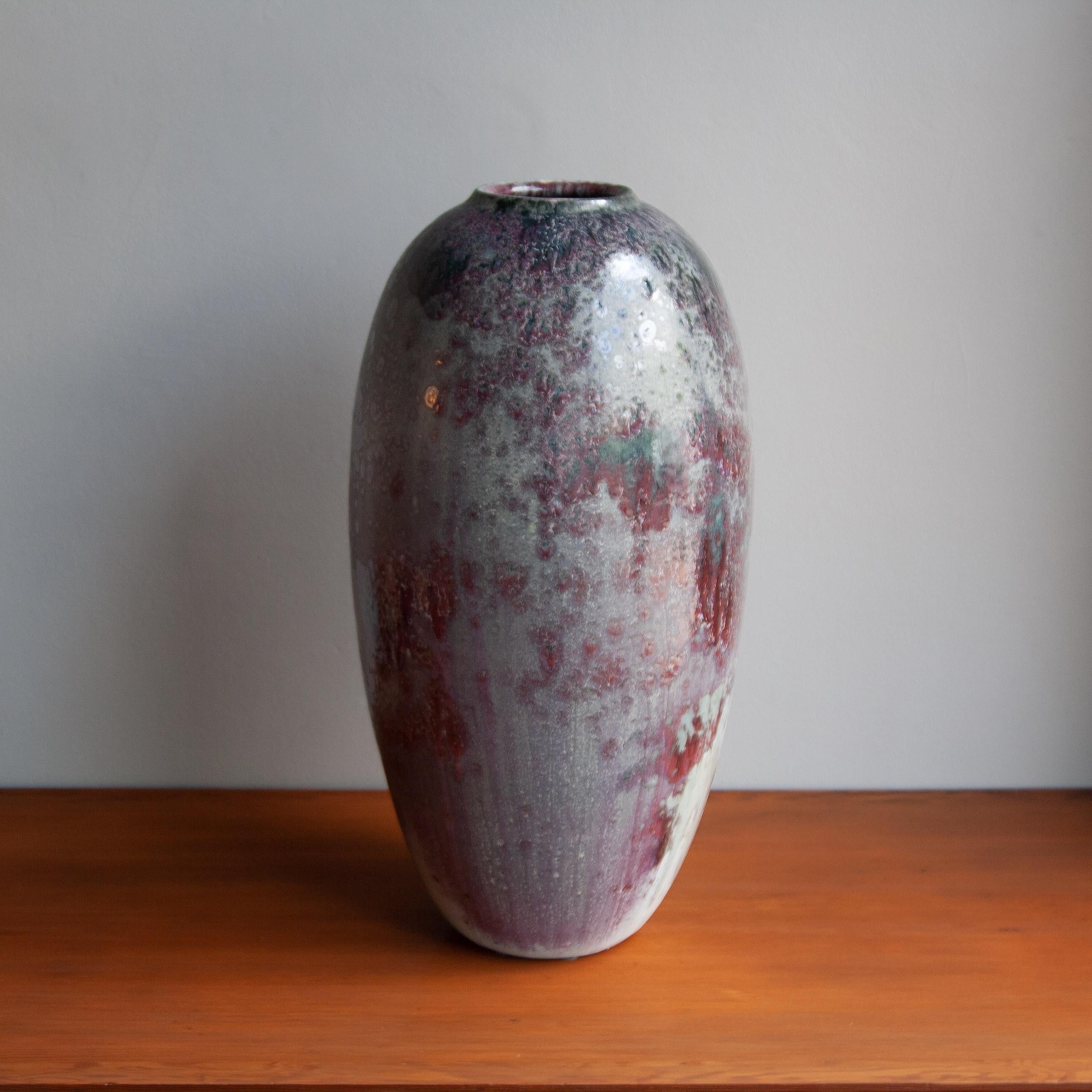 Kasper Würtz One Off Large Purple Urn Light Glass In New Condition In London, GB