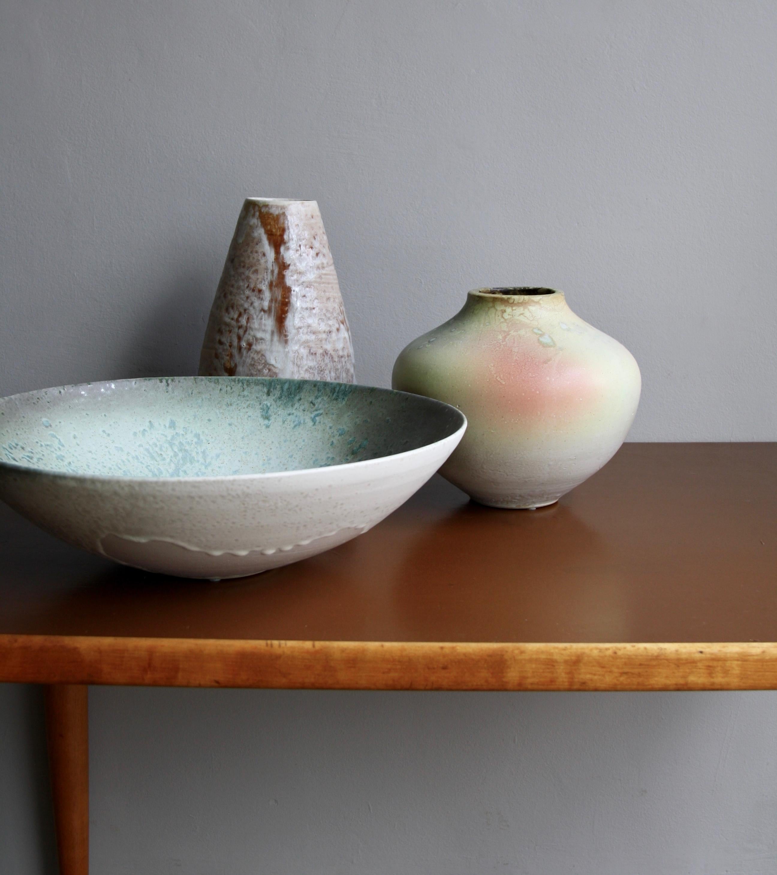 Aage and Kasper Würtz are a father and son team of studio ceramicists based near Horsens in eastern Jutland, Denmark. Known internationally for their hand-thrown and hand-glazed ceramics they have produced bespoke collections for distinguished Fine