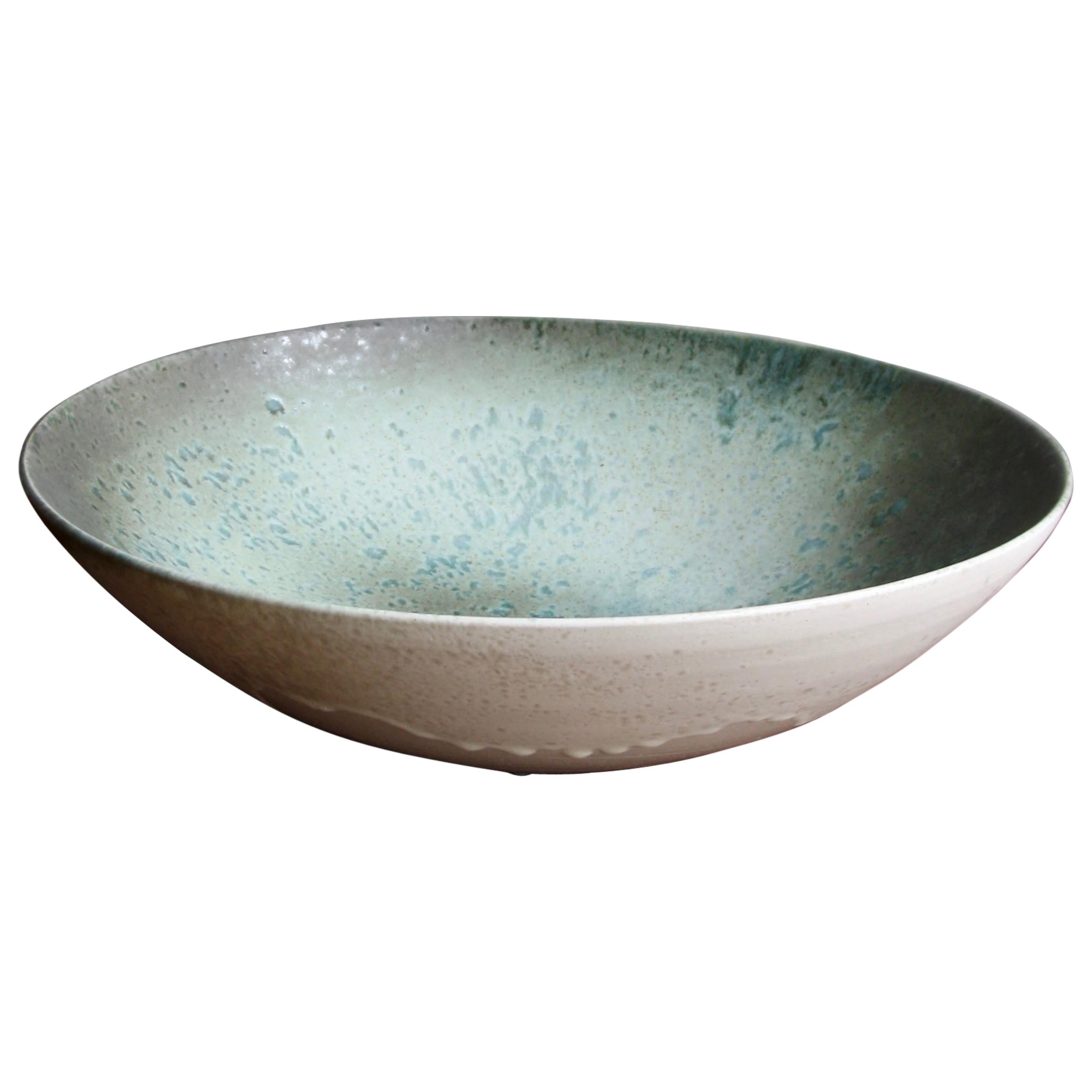 Kasper Würtz One Off Massive Bowl Turquoise/Green/Ombre/Grey Glaze