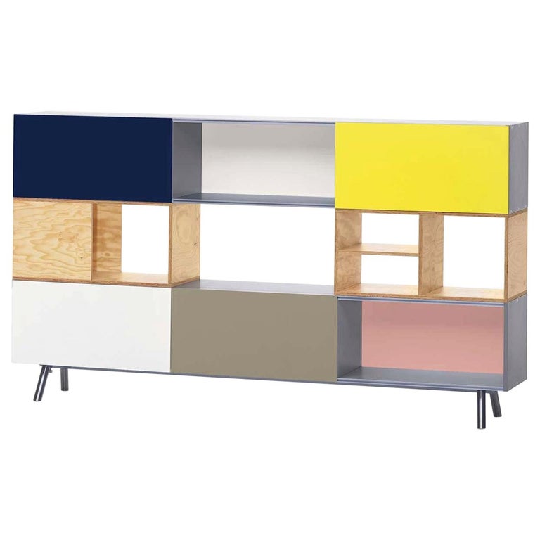 Kast 3 High Storage Unit, by Vitra For Sale