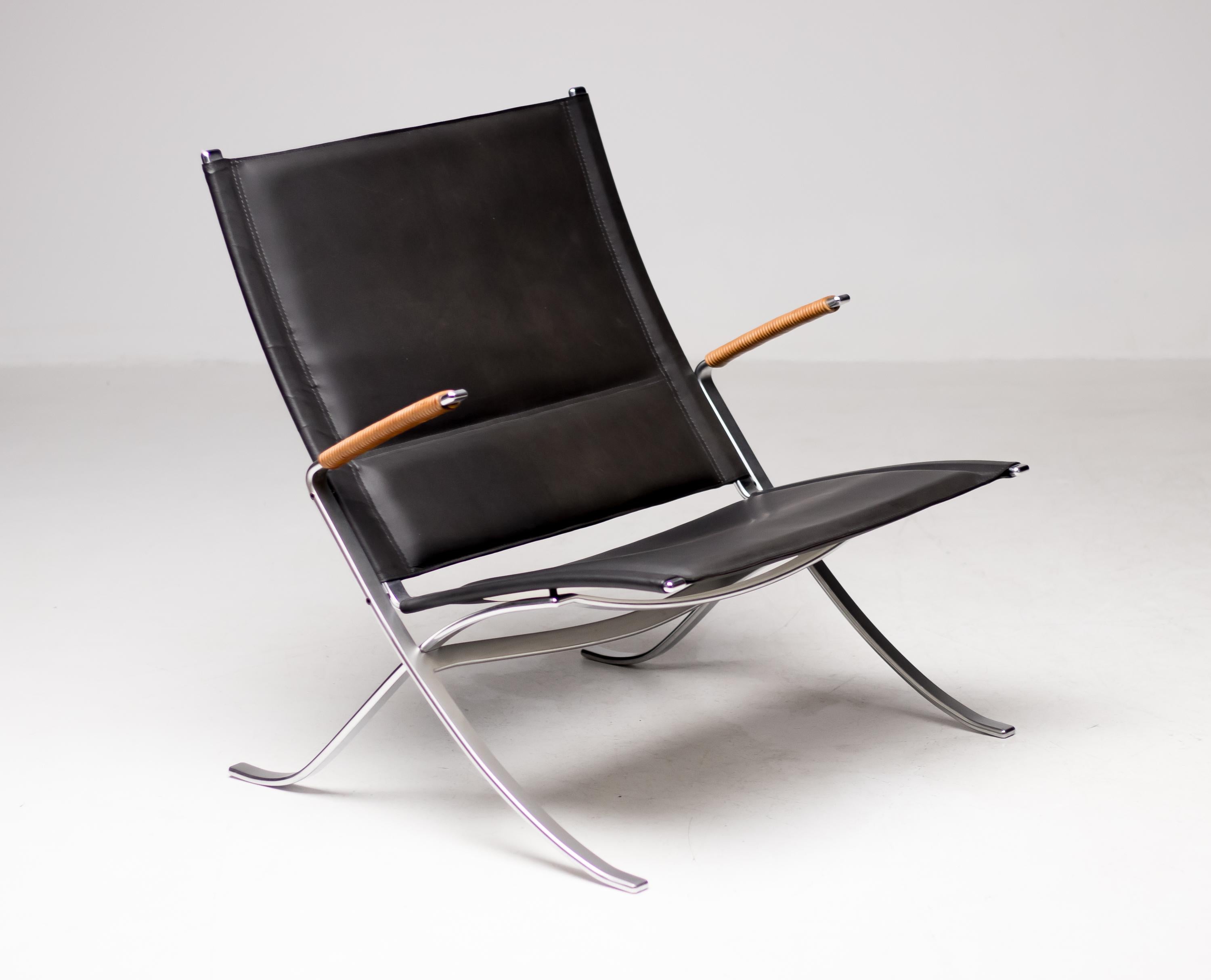 Scandinavian Modern Kastholm and Fabricius FK82 Lounge Chair