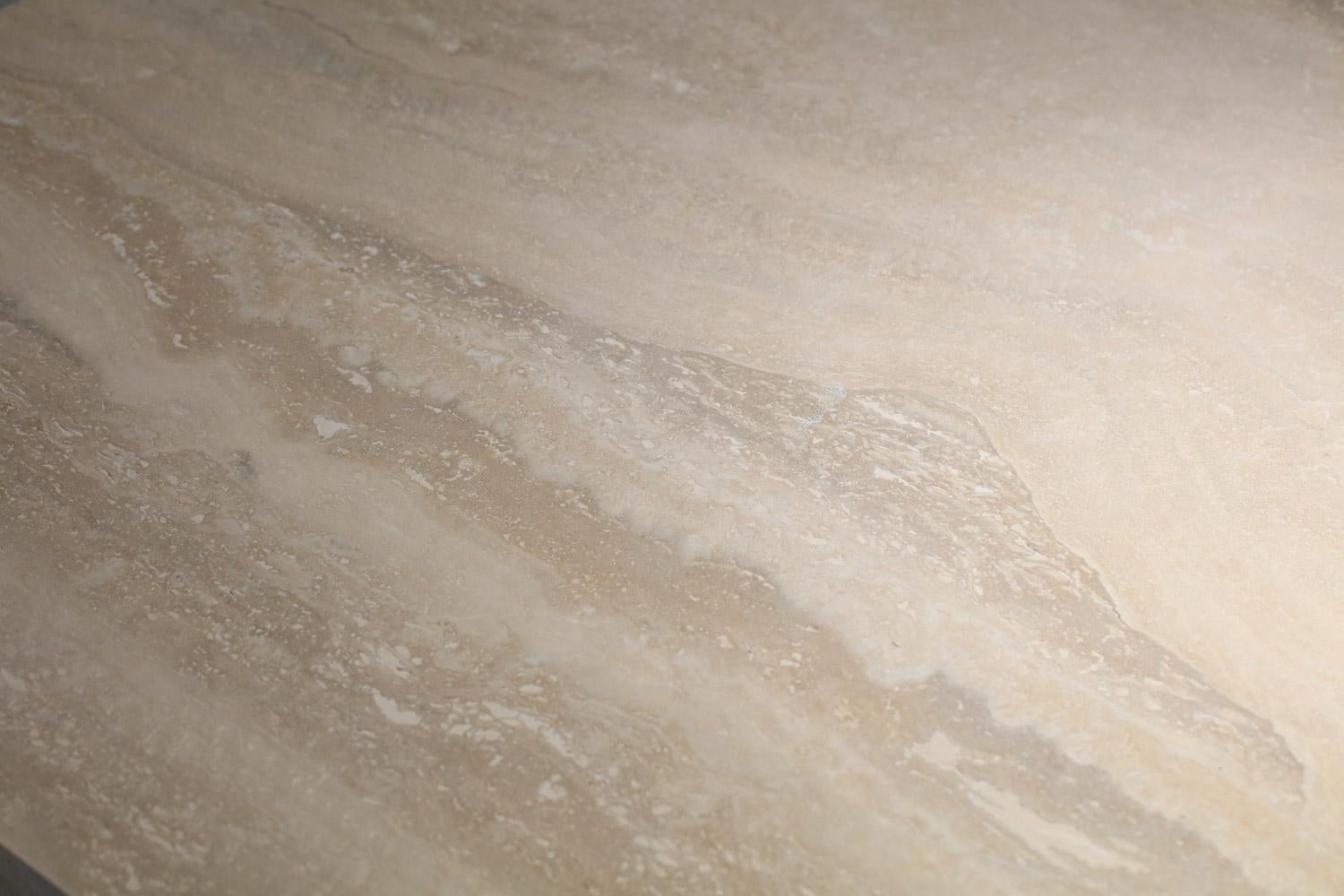 Table basse danoise Kastholm et fabricius en acier et travertin - E057 en vente 5