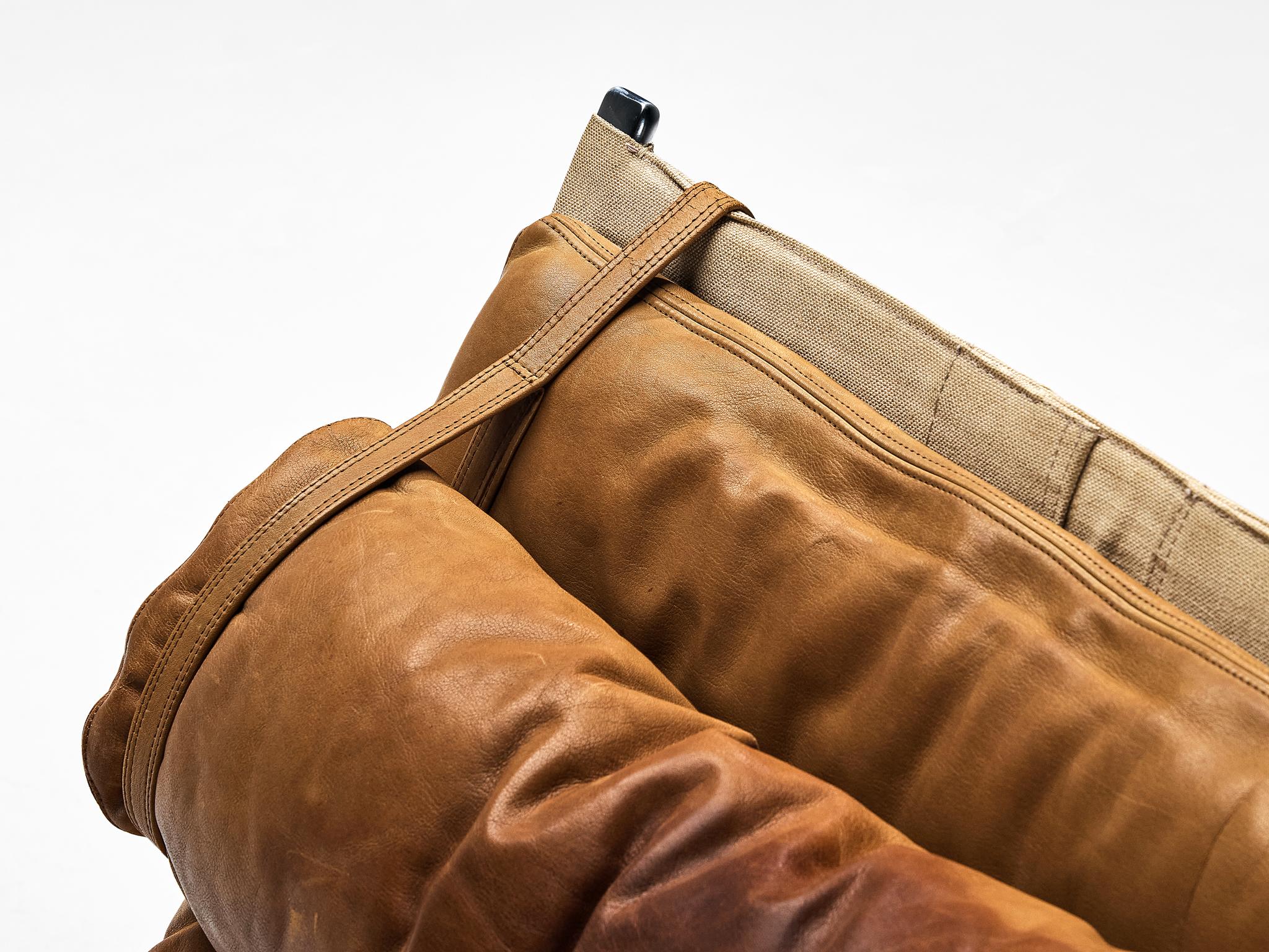 Kastholm & Fabricius Early 'Grasshopper' Lounge Chair in Cognac Leather 3