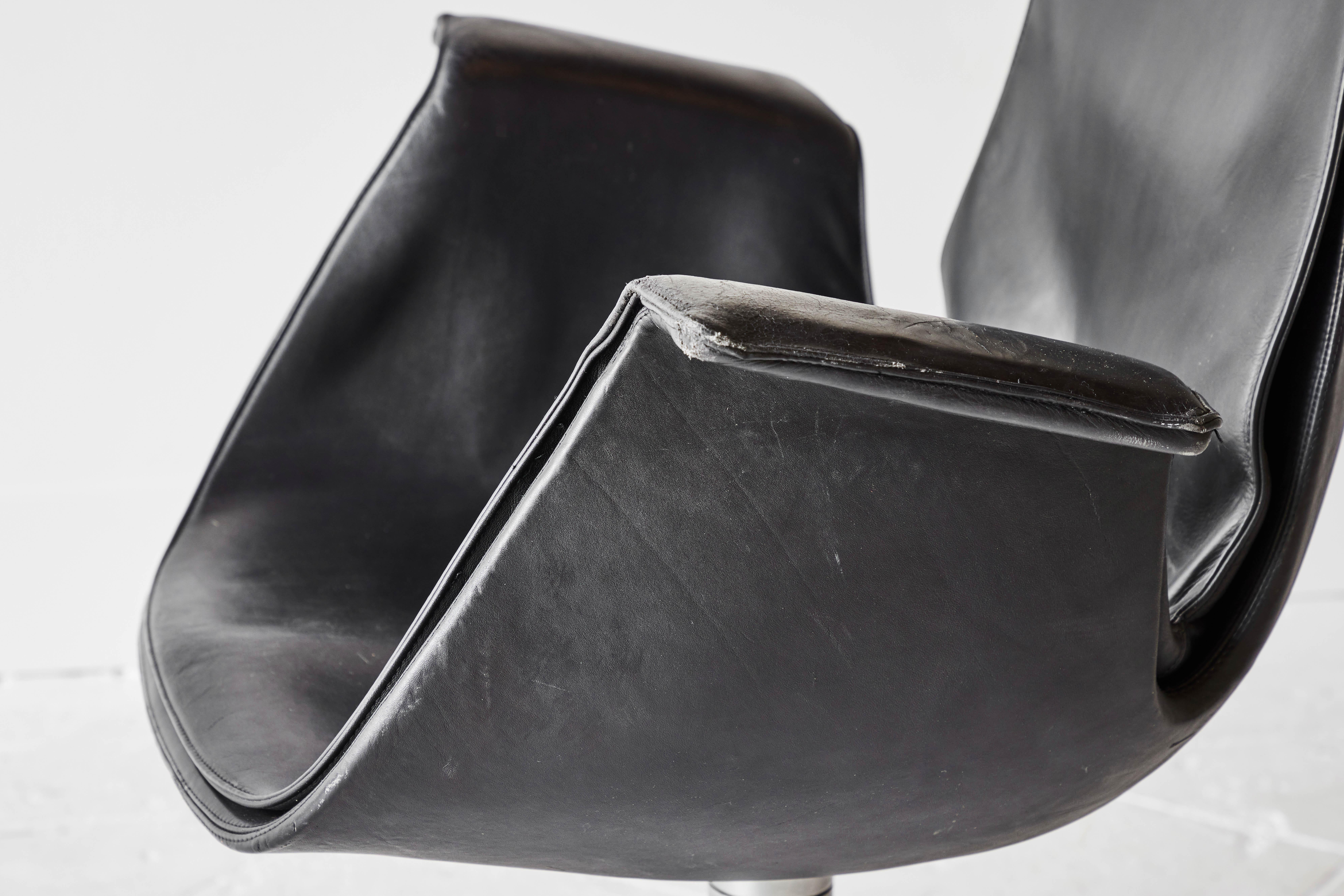 20th Century Kastholm & Fabricus’ “Bird” Low-Back Swivel Chair