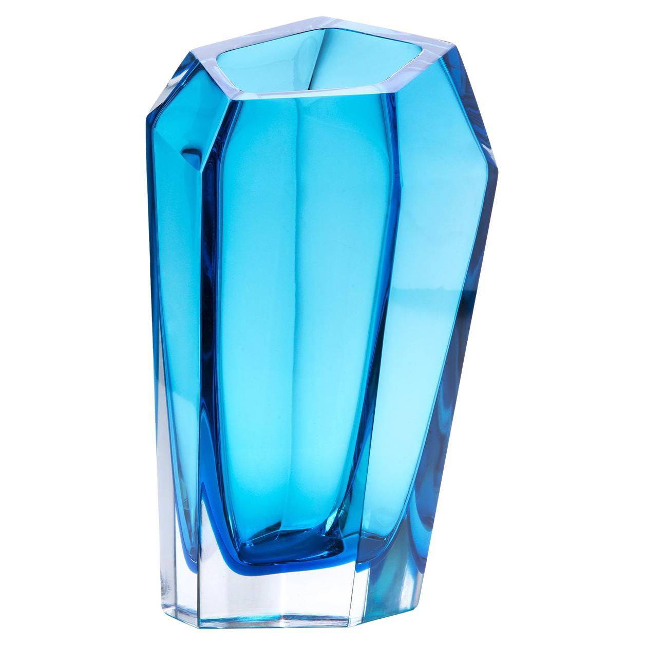 Vase bleu Kastle de Karim Rashid