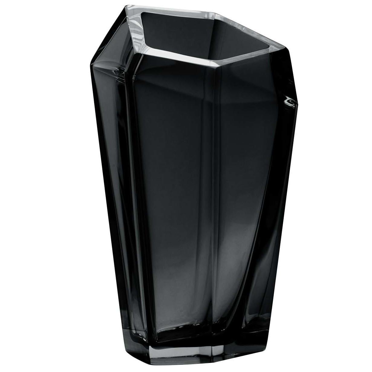 Vase Kastle Noir XL par Karim Rashid en vente