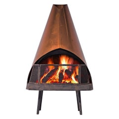 Retro Kastor Fire Place in Copper, Finland