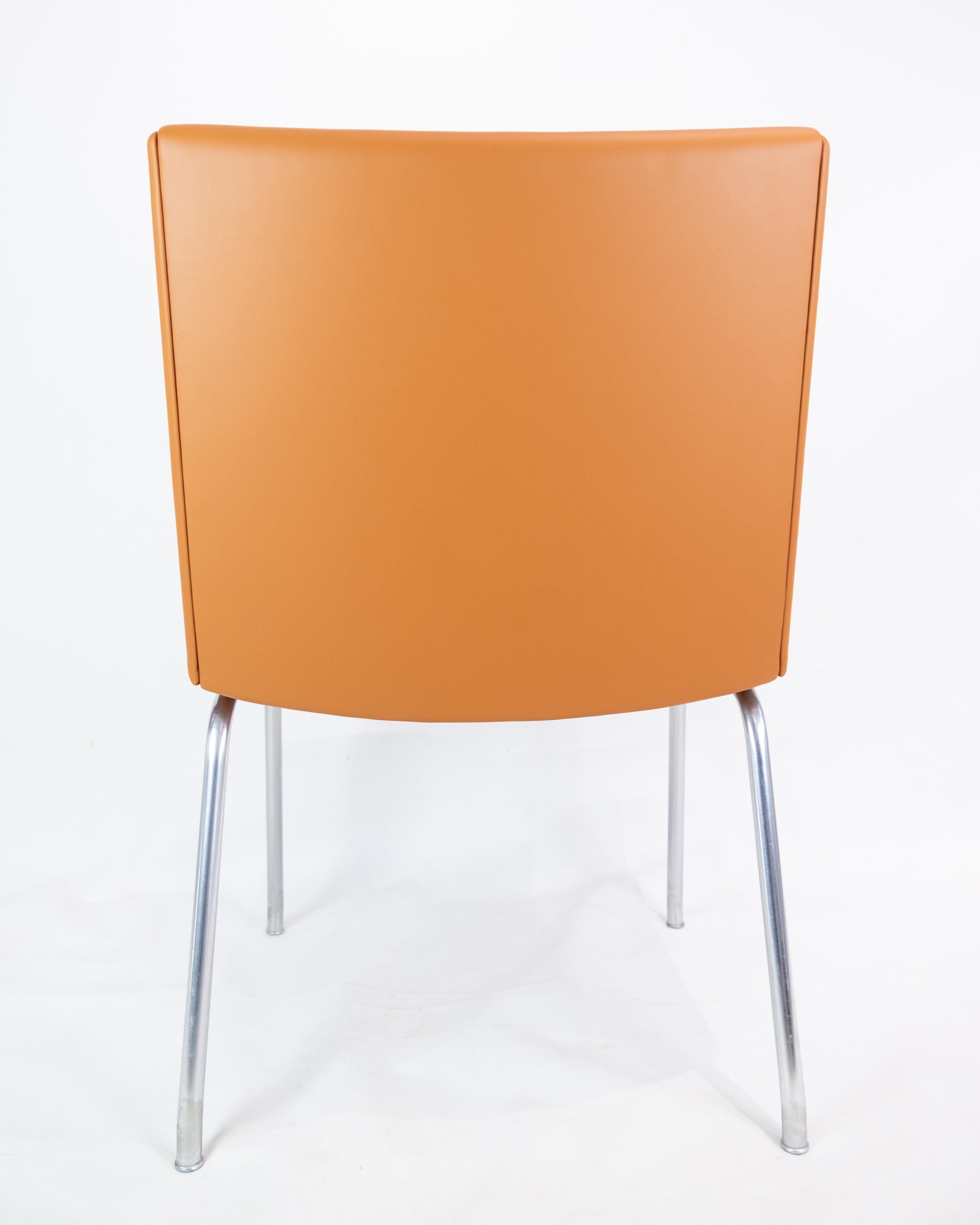 Kastrup Chair In Cognac Leather Model AP40 By Hans J. Wegner  For Sale 3