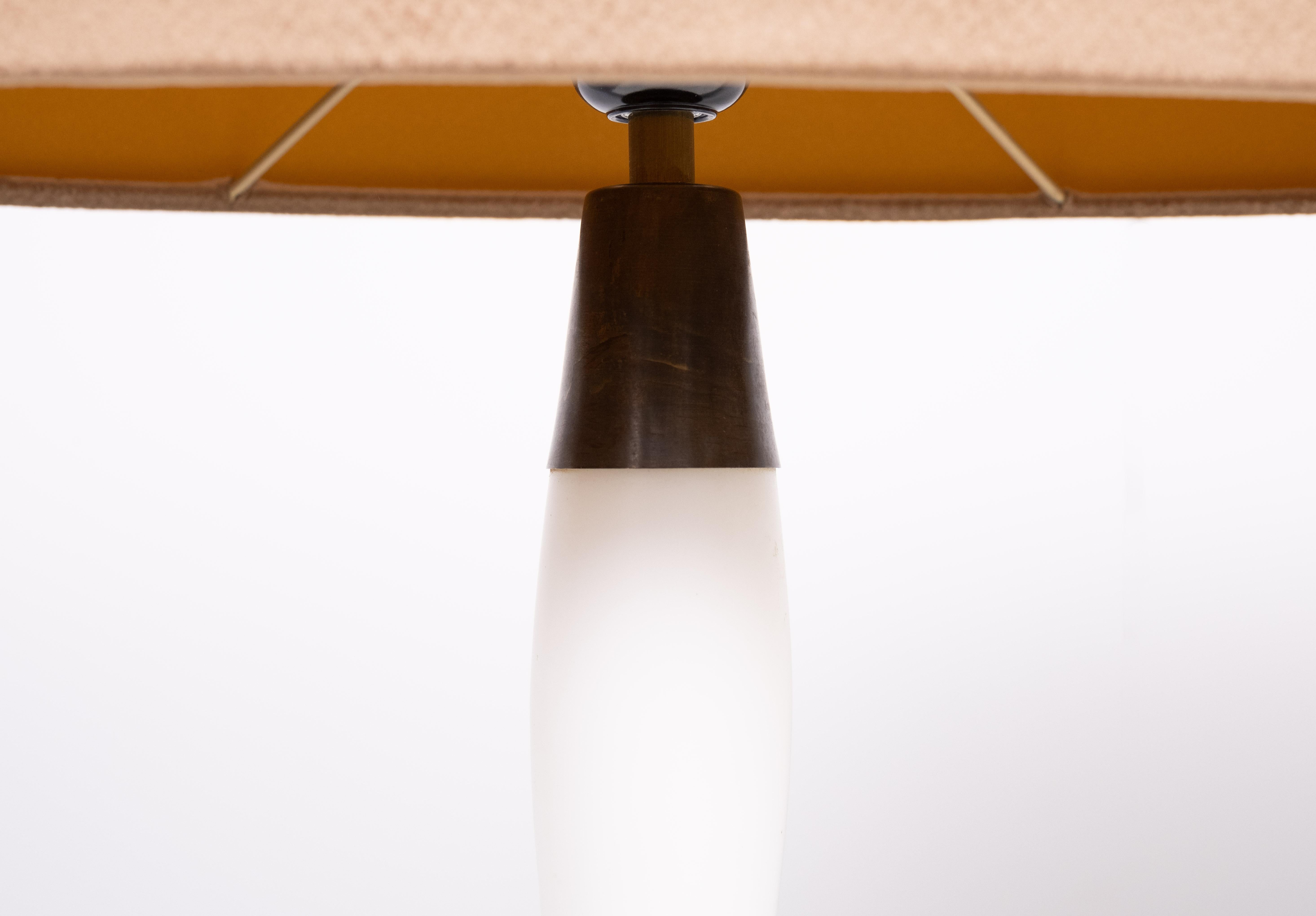 Kastrup  Lampes de table en verre opalin Design/One 1960 Danemark en vente 2