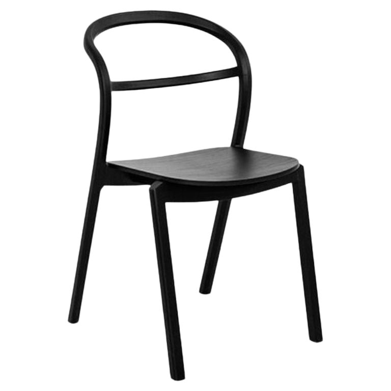 Kastu Black Chair by Made by Choice For Sale