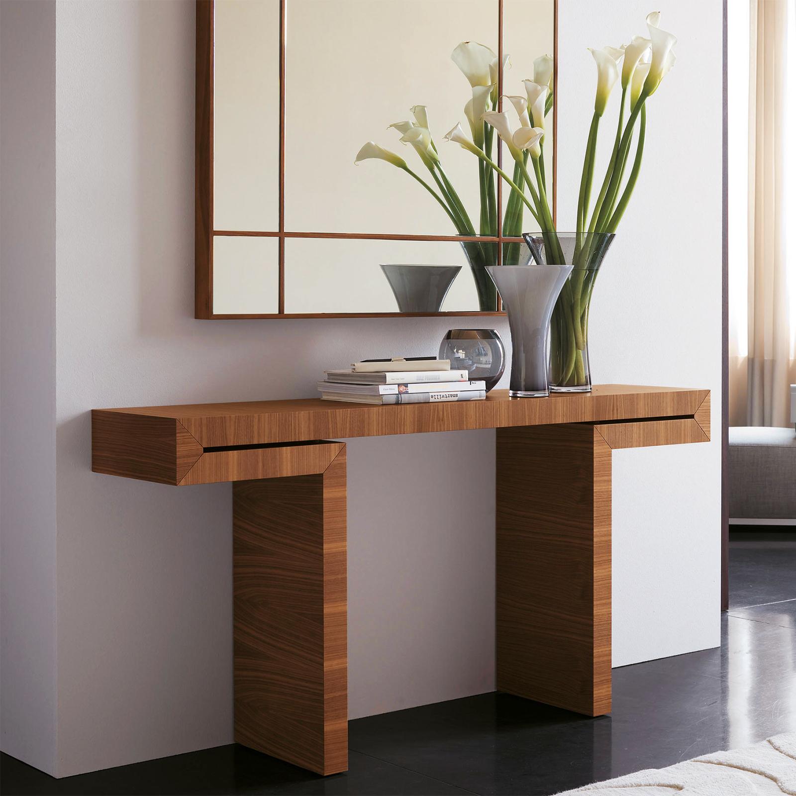 Kasua Walnut Console Table For Sale 1