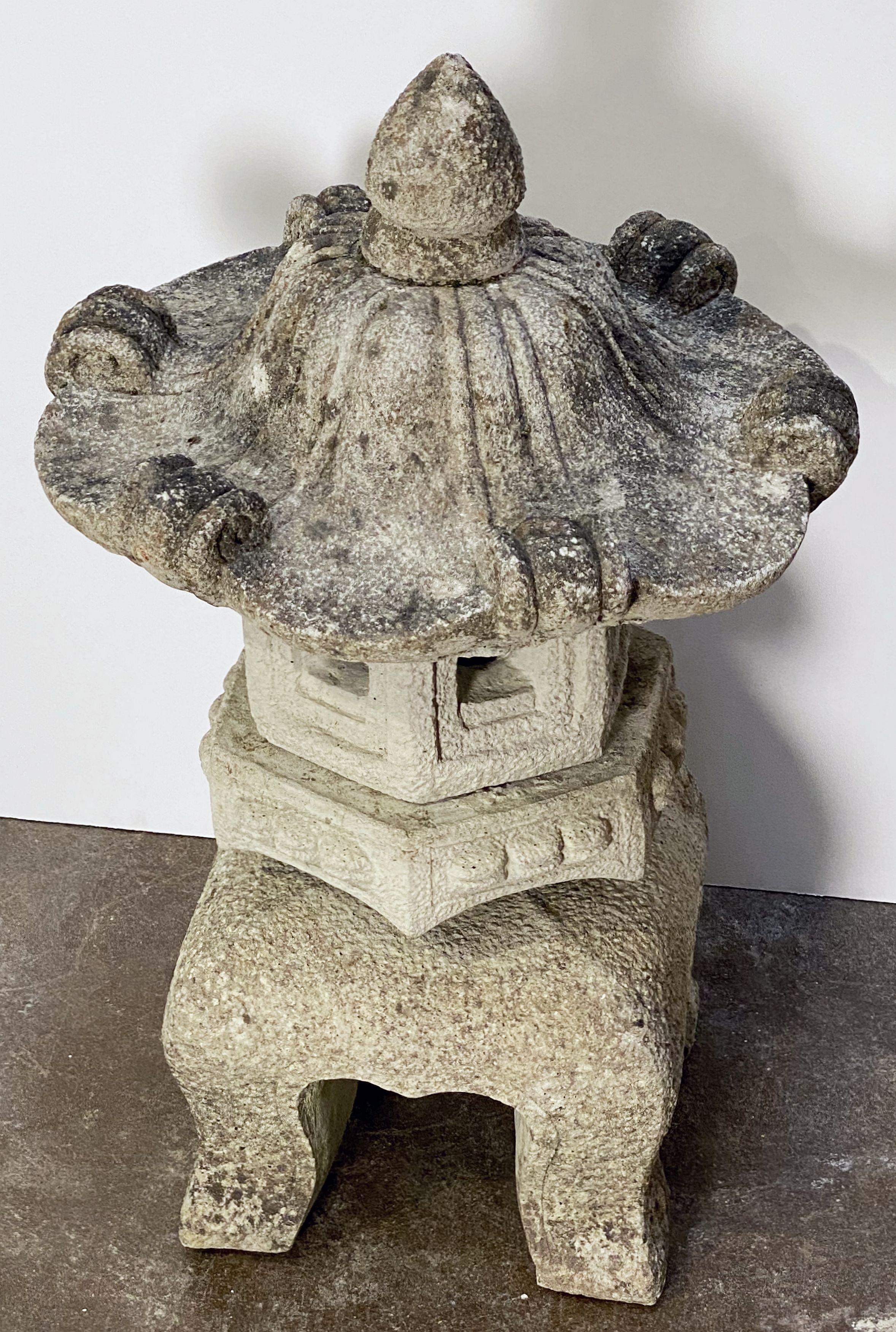 English Kasuga Stone Garden Ornamental Lantern from England