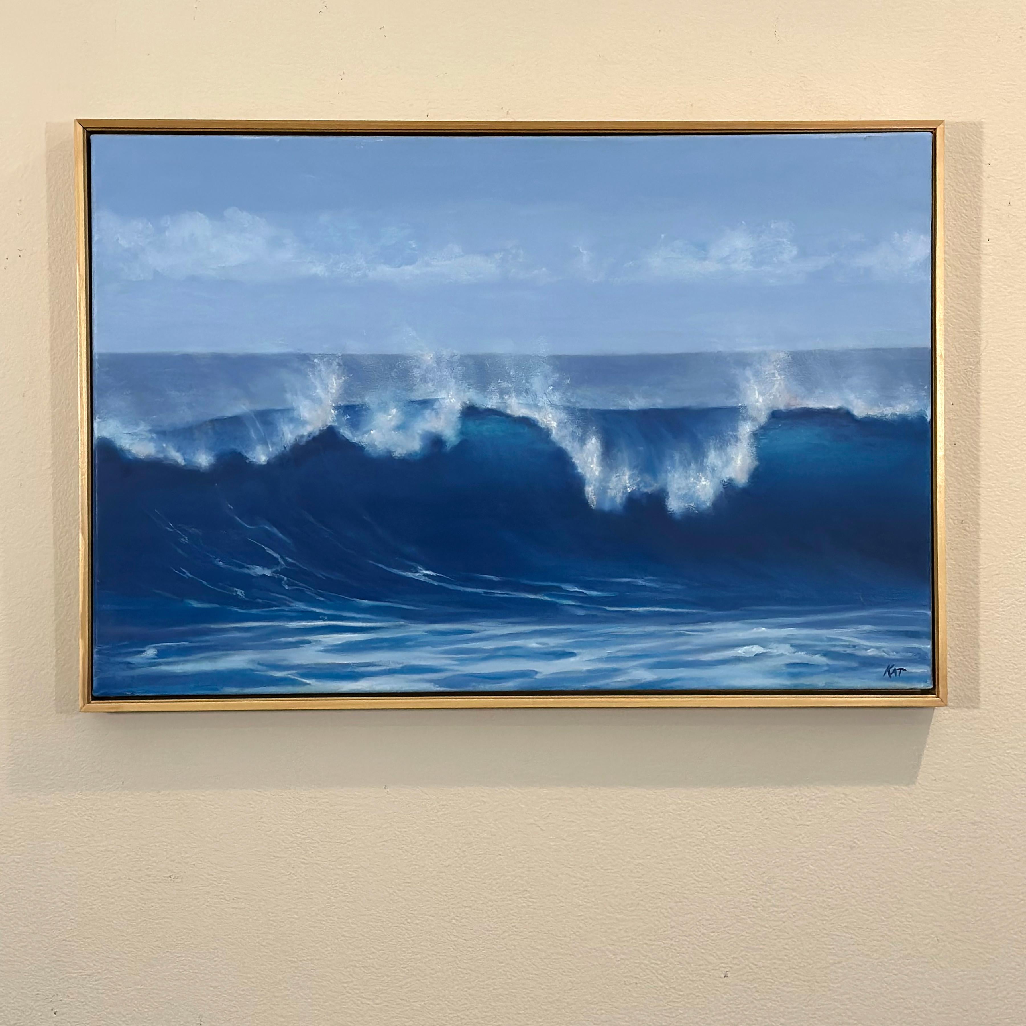 Brise-lames, peinture à l'huile - Réalisme Painting par Kat Bergman
