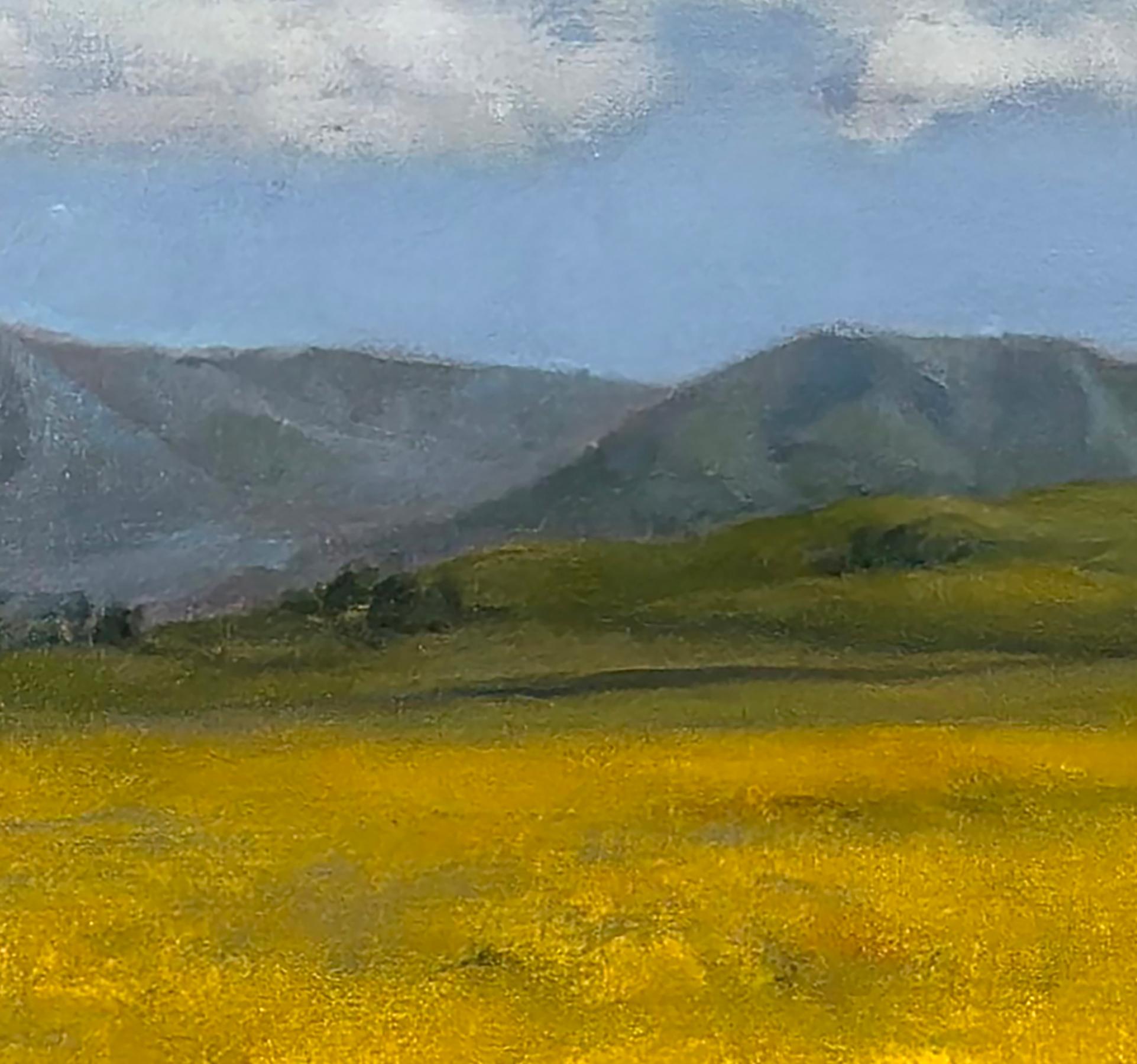 Spring Arrives in Hollister, Oil Painting For Sale 1