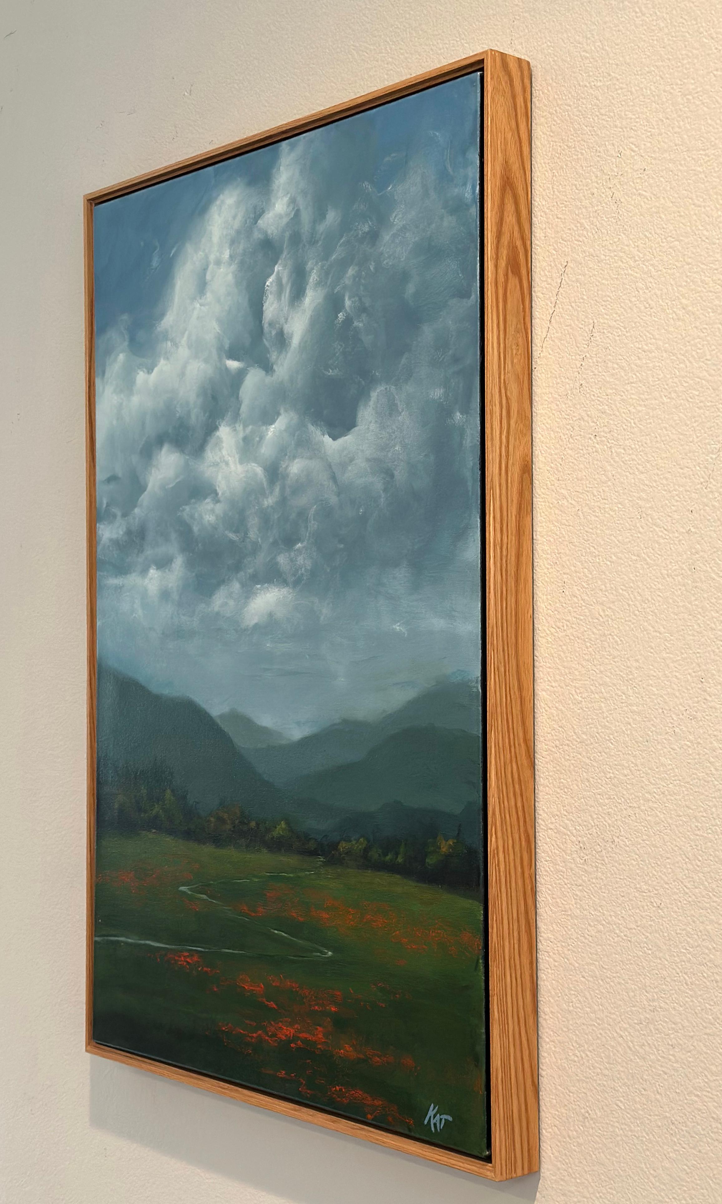 Peinture originale Windswept - Réalisme Art par Kat Bergman