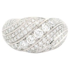 Kat Florence 18k White Gold 1.43ctw D/FL Round Brilliant Cut Diamond Band Ring
