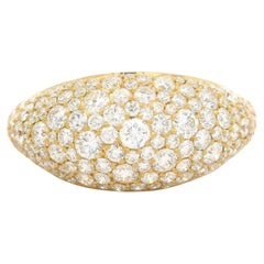 Kat Florence 18k Yellow Gold 2ctw D/FL Round Diamond Domed Band Ring