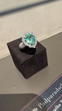 Kat Florence 2.33ct Neon Paraiba Tourmaline Diamond Ring