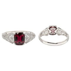 Kat Florence 39.14ct Arizona Ant Hill Garnet Diamond Ring