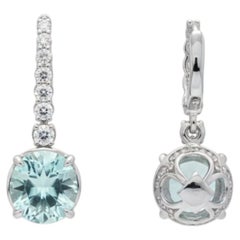 Pendientes Kat Florence con diamantes impecables y turmalina Lumina Pereia de 10-12 quilates