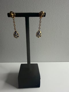 Kat Florence Madagascar Iolite Earrings 18.8ct with D Flawless Diamonds
