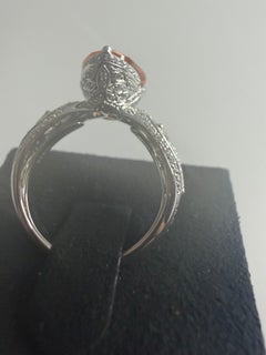 Kat Florence Mandarin Granat Ring 7,15ct Fanta Farbe Diamanten