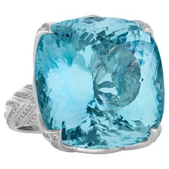 Kat Florence Paraiba Tourmaline Ring, 57.84 Carats