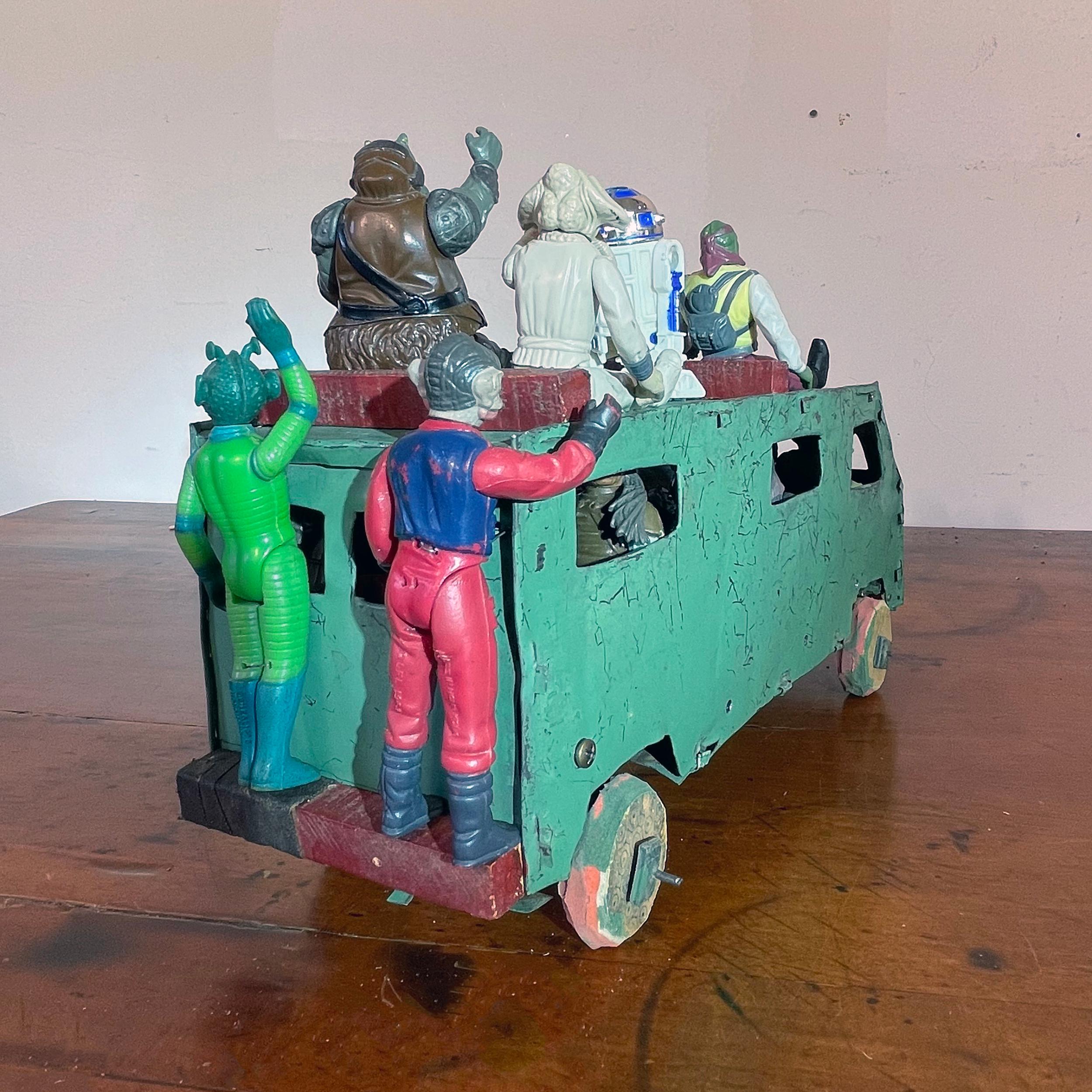 Busload of Aliens Heading for the Border - Sculpture by Kat Flyn