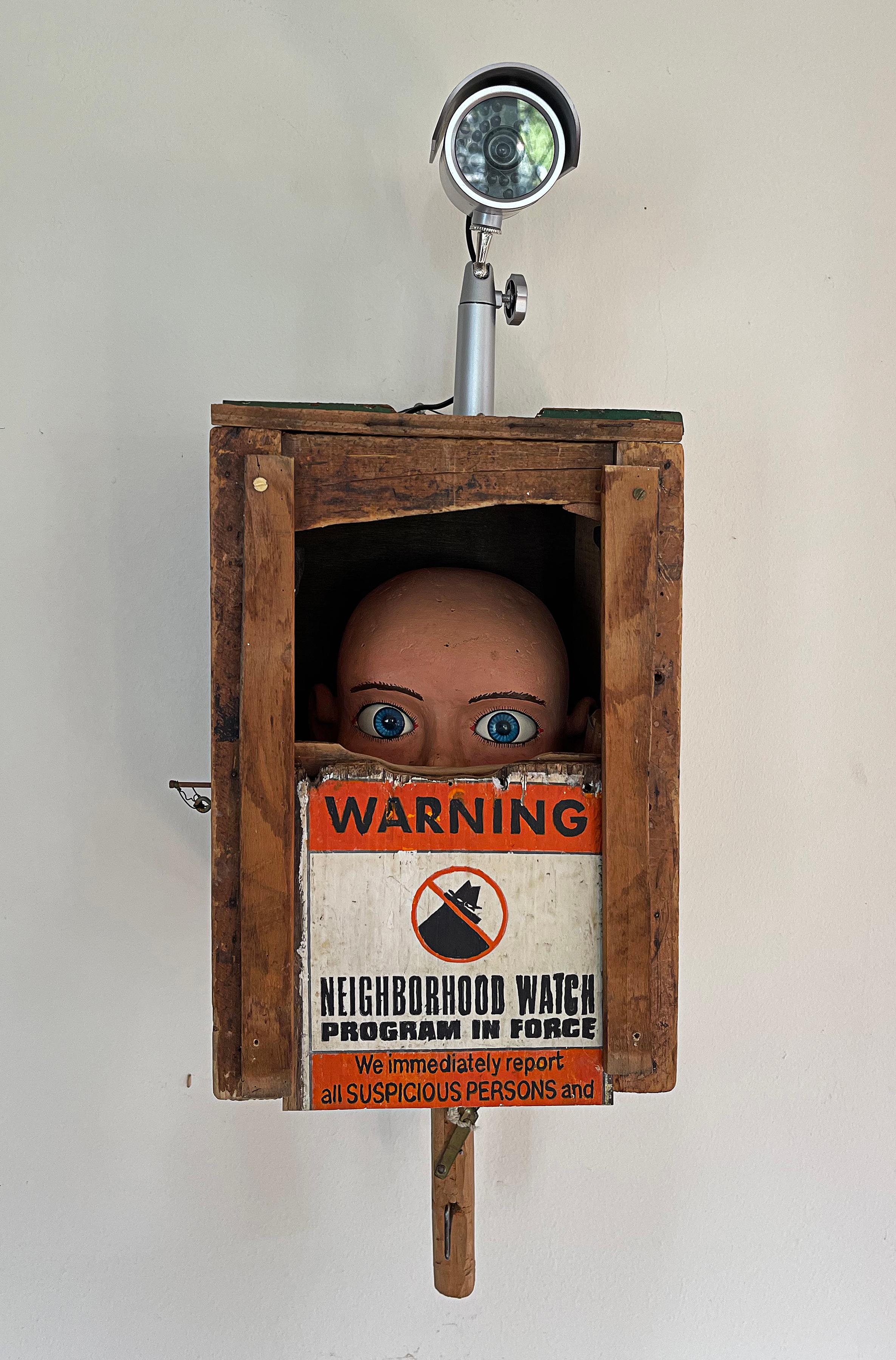 Peeping Tom - Sculpture by Kat Flyn